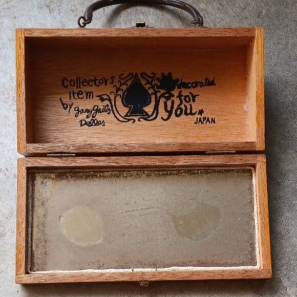 Gary Gail Dallas Money Tree Mirrored Wood Box Purse Coin Money Tree Japan - Picture 7 of 7